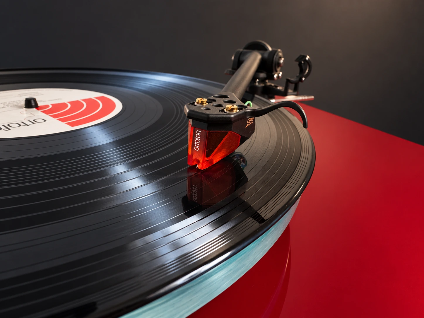Ortofon 2M Bronze on a Rega P3; cosmetically retouched supplied photograph.